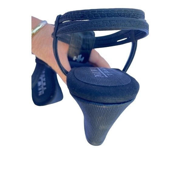 NWT New York Transit Friendship Heels Black Ladies 9  1/2 - Picture 12 of 15